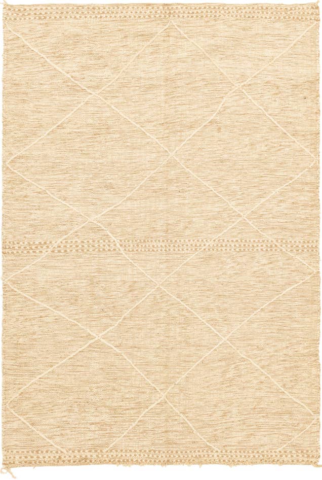 Detail image of 6' 6 x 9' 7 Hand Knotted Moroccan Wool Rug