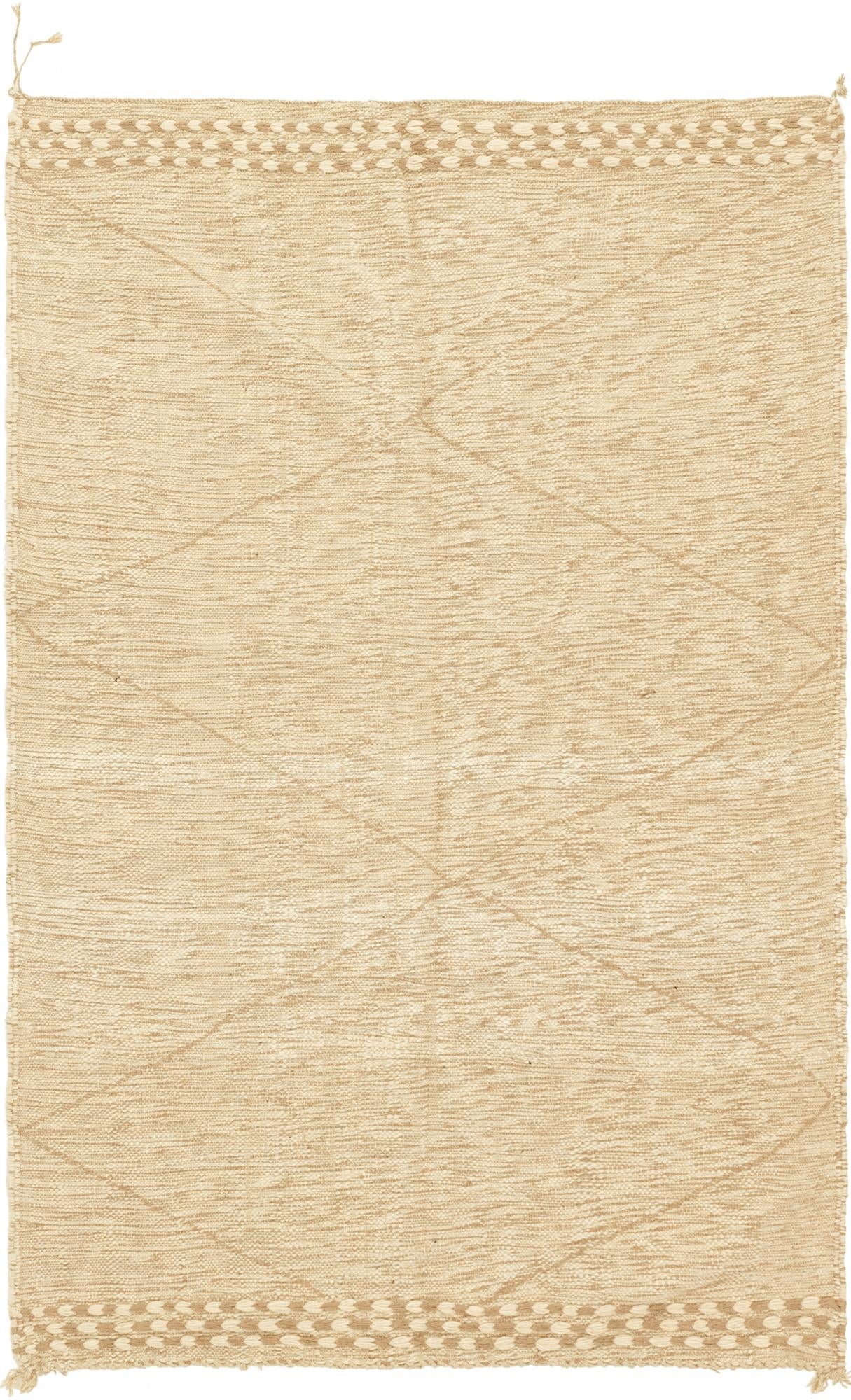 5' 4 x 8' 5 Hand Knotted Moroccan Wool Rug