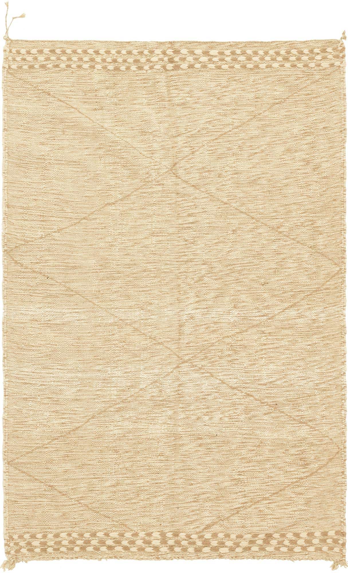 5' 4 x 8' 5 Hand Knotted Moroccan Wool Rug