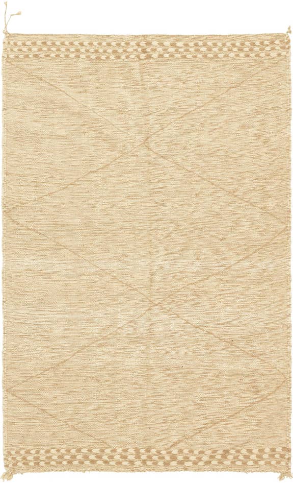 Detail image of 5' 4 x 8' 5 Hand Knotted Moroccan Wool Rug