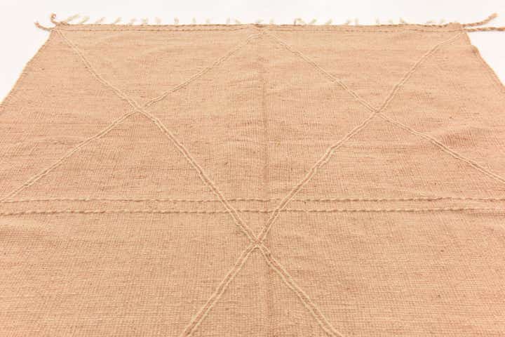 6' 8 x 10' 5 Hand Knotted Moroccan Wool Rug