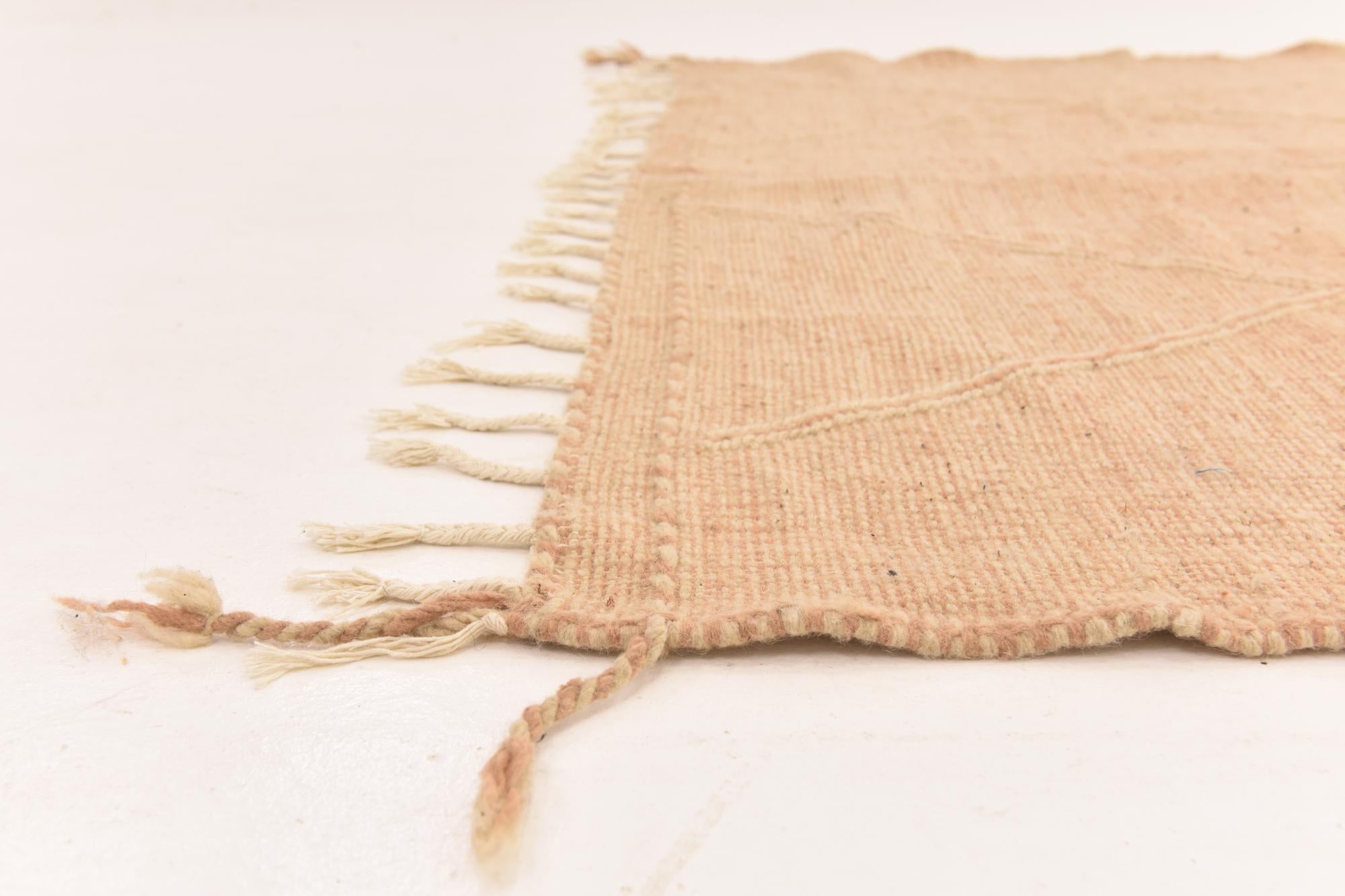 6' 8 x 10' 5 Hand Knotted Moroccan Wool Rug