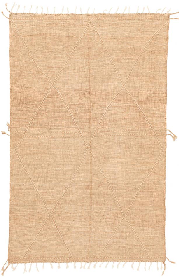 Detail image of 6' 8 x 10' 5 Hand Knotted Moroccan Wool Rug