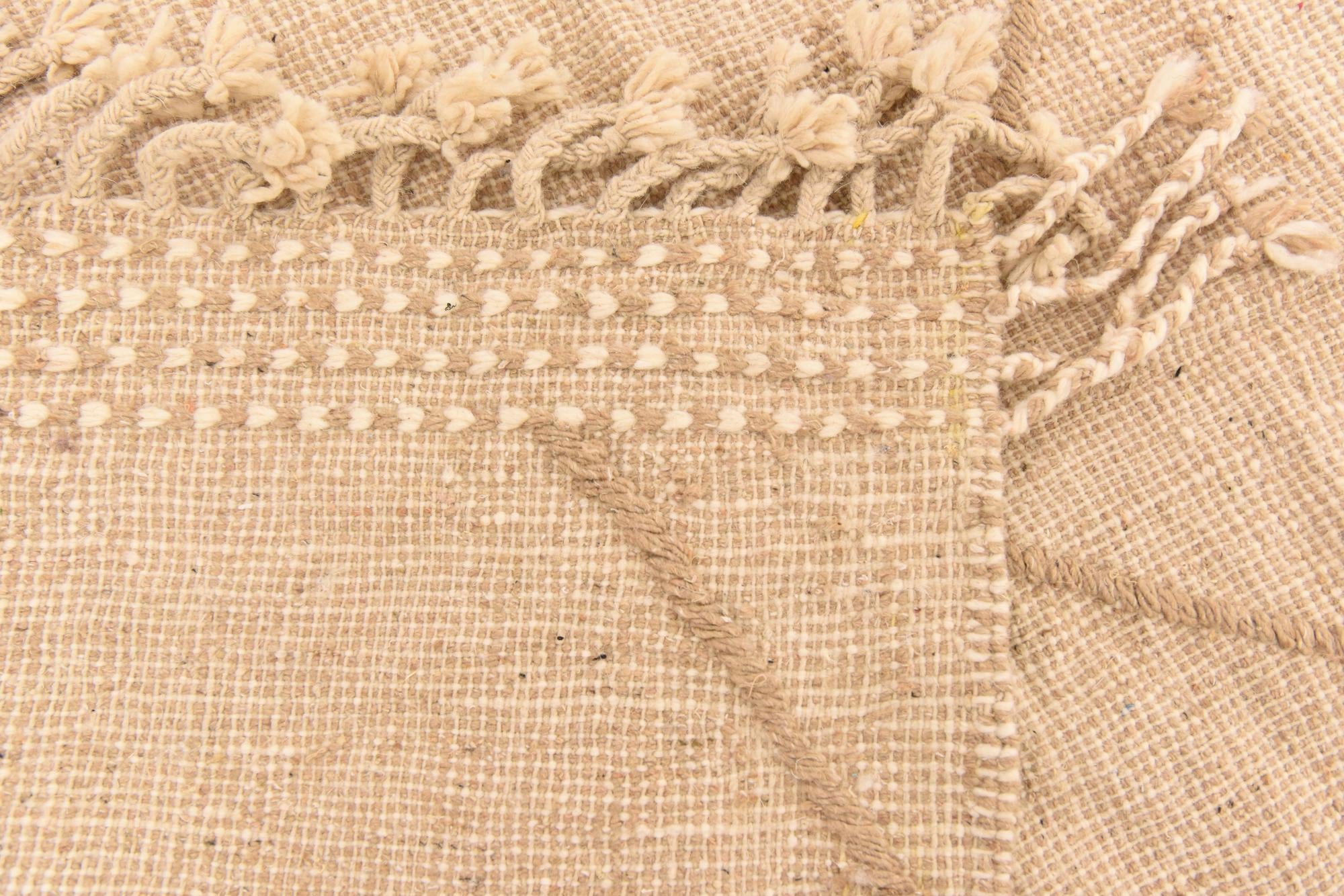 3' 1 x 4' 11 Hand Knotted Moroccan Wool Rug