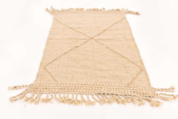 3' 1 x 4' 11 Hand Knotted Moroccan Wool Rug