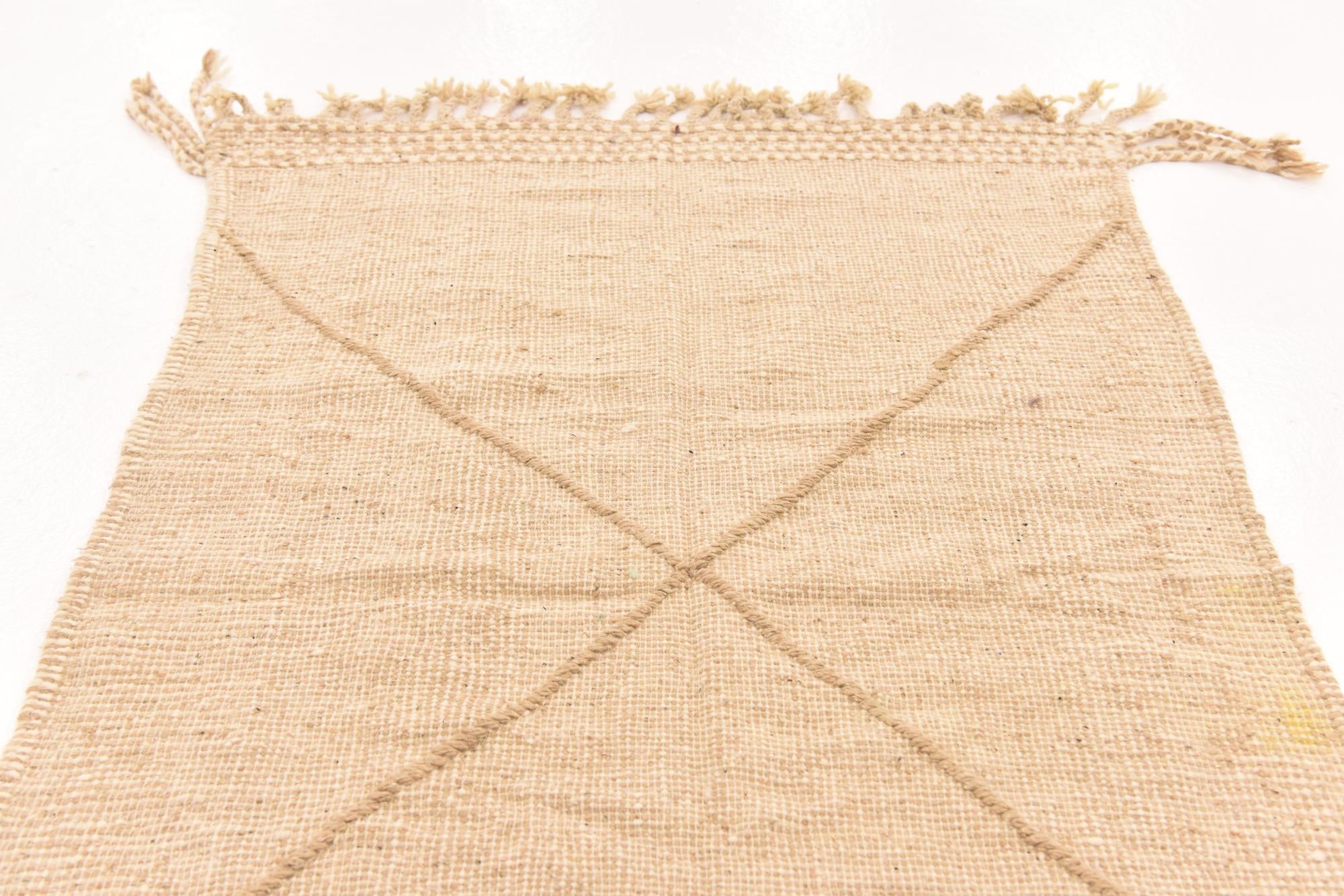 3' 1 x 4' 11 Hand Knotted Moroccan Wool Rug