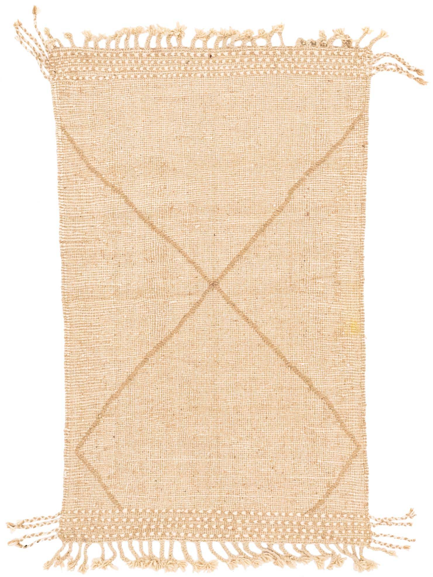 3' 1 x 4' 11 Hand Knotted Moroccan Wool Rug