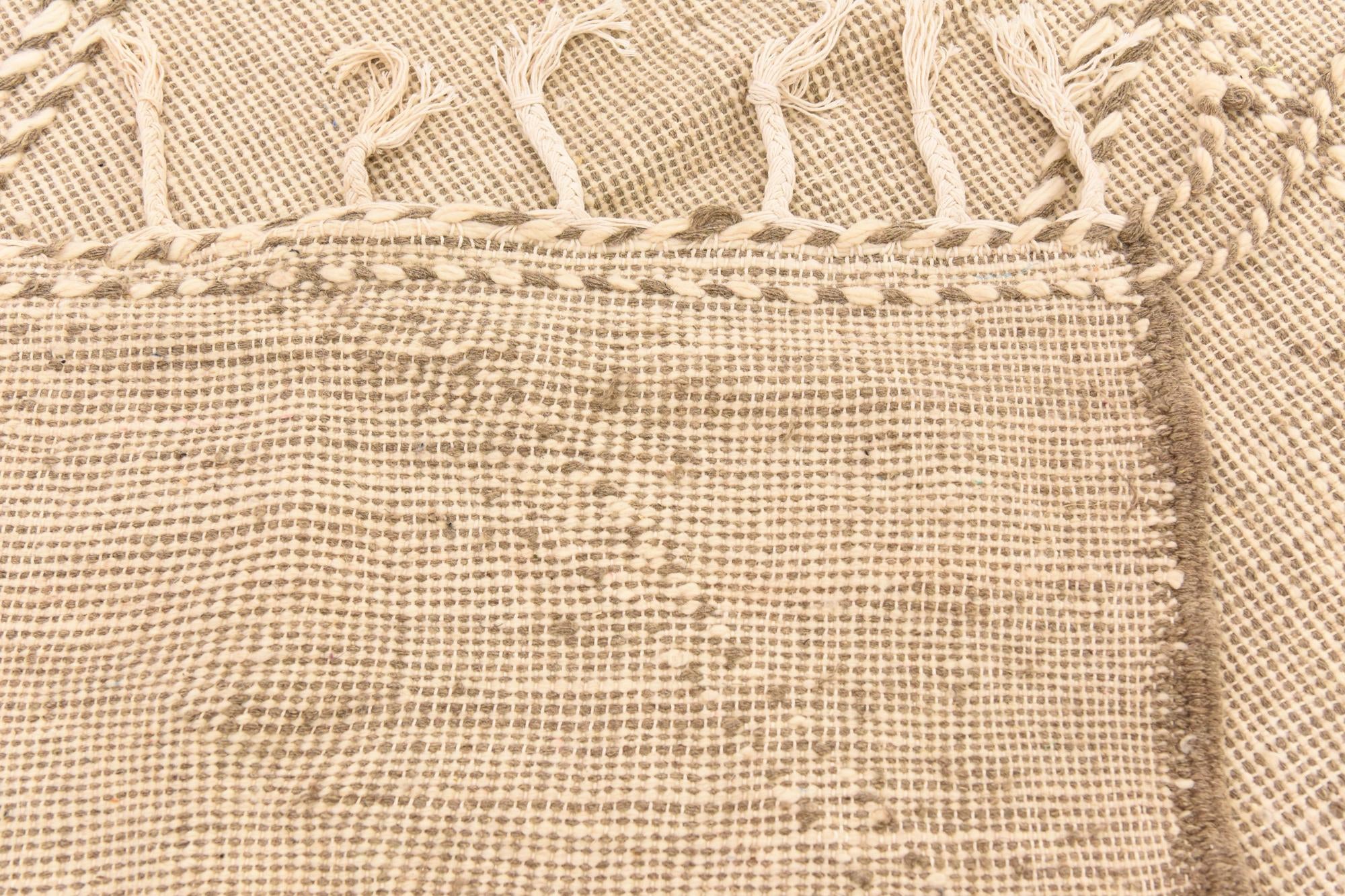 6' 3 x 9' 4 Hand Knotted Moroccan Wool Rug