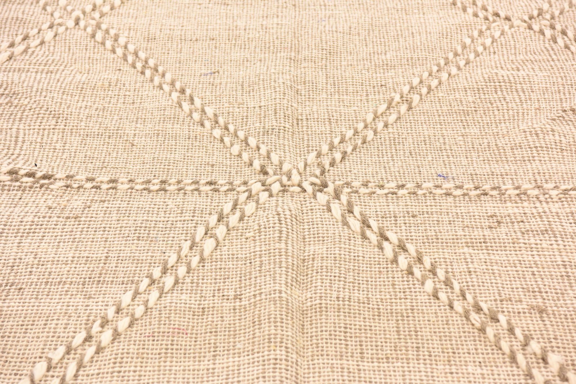 6' 3 x 9' 4 Hand Knotted Moroccan Wool Rug
