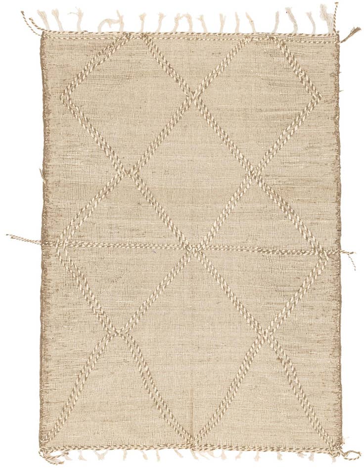 Detail image of 6' 3 x 9' 4 Hand Knotted Moroccan Wool Rug