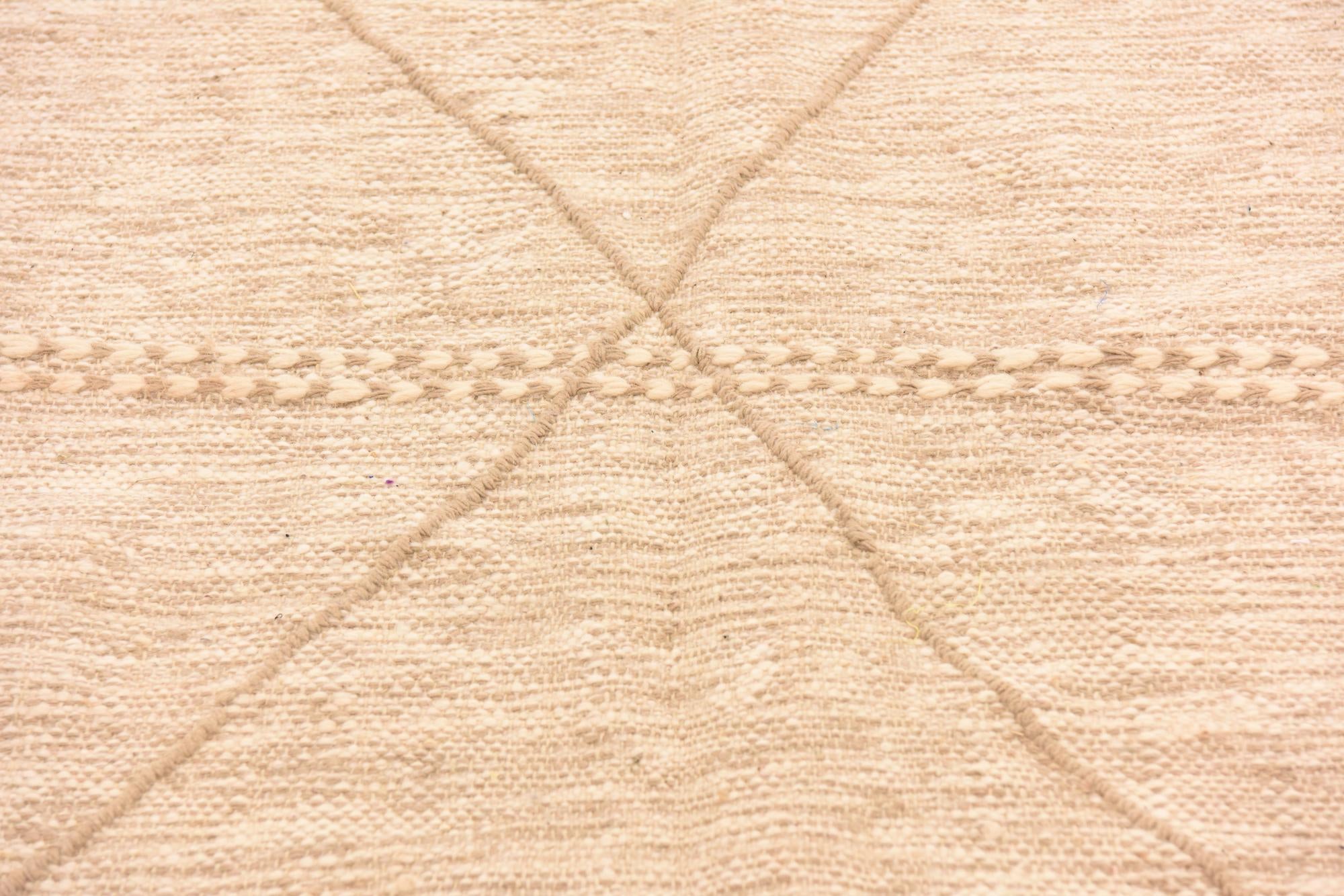 5' 3 x 8' 6 Hand Knotted Moroccan Wool Rug