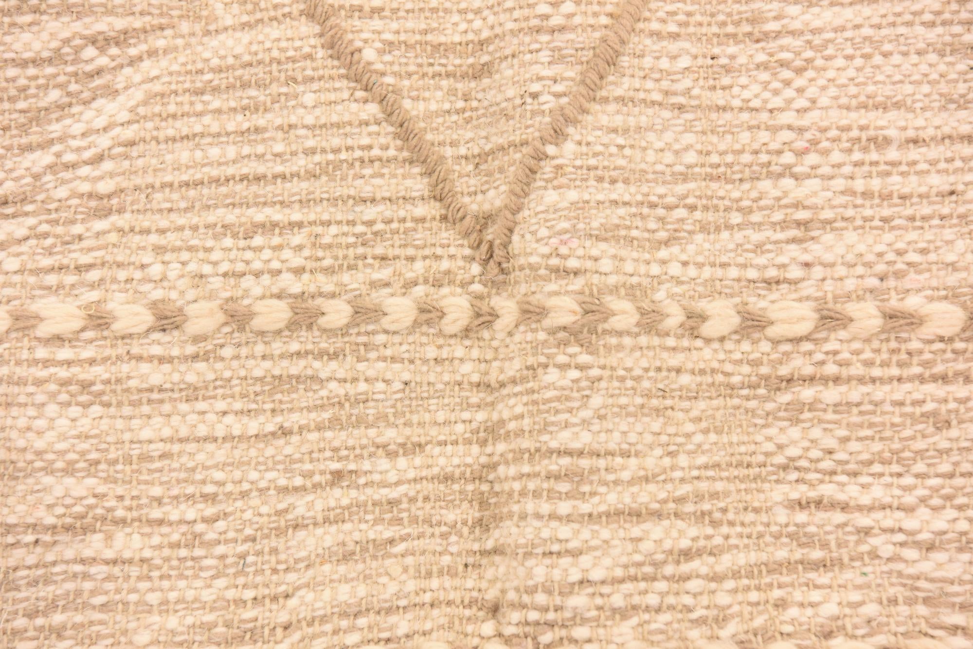 5' 3 x 8' 6 Hand Knotted Moroccan Wool Rug