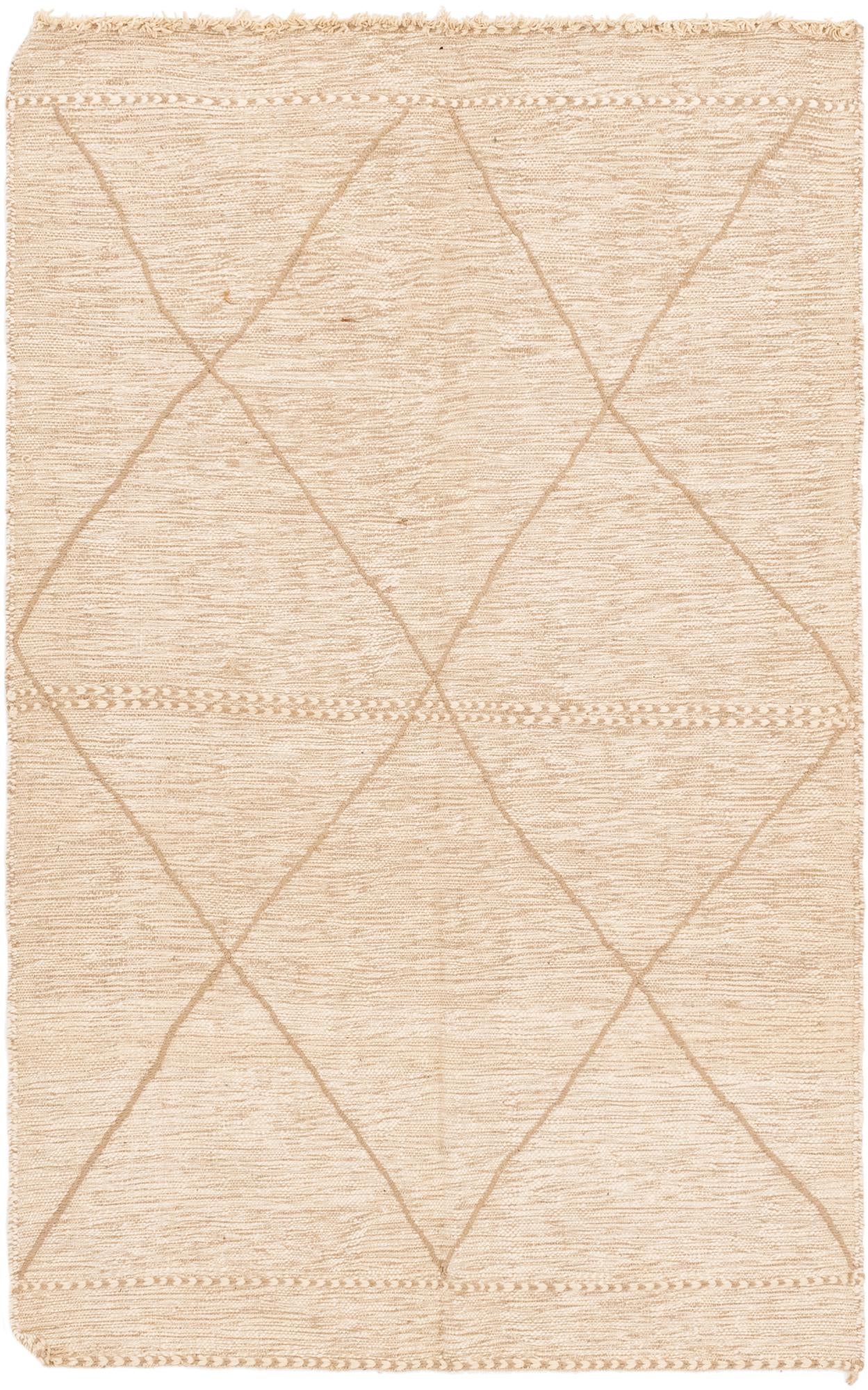 5' 3 x 8' 6 Hand Knotted Moroccan Wool Rug