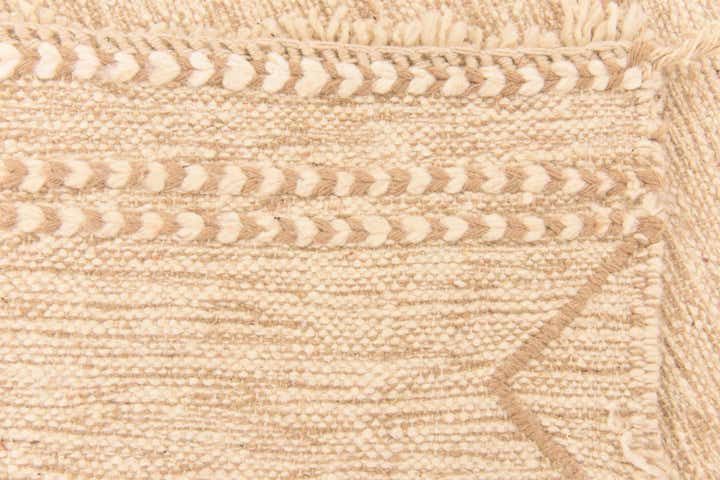 6' 8 x 9' 7 Hand Knotted Moroccan Wool Rug