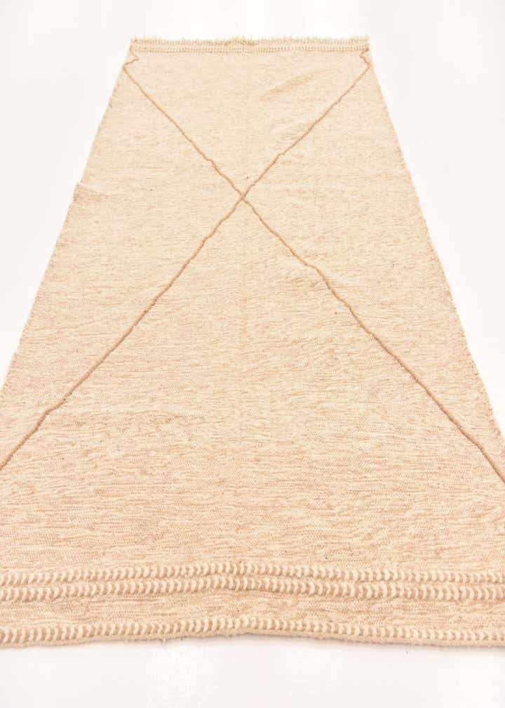 6' 8 x 9' 7 Hand Knotted Moroccan Wool Rug