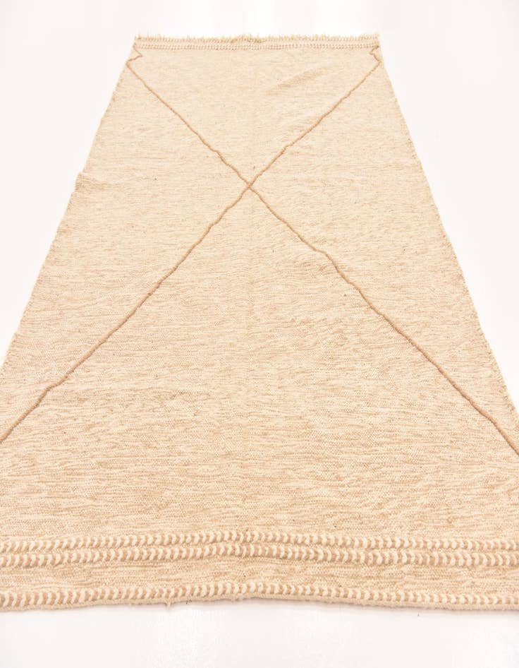 Detail image of 6' 8 x 9' 7 Hand Knotted Moroccan Wool Rug