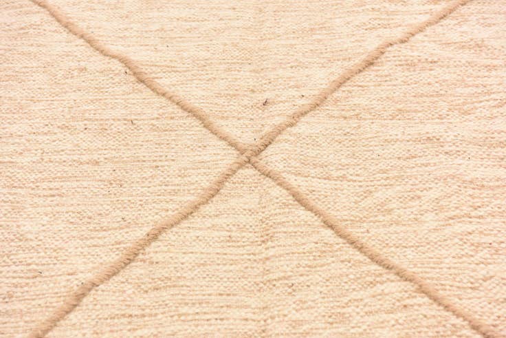Detail image of 6' 8 x 9' 7 Hand Knotted Moroccan Wool Rug
