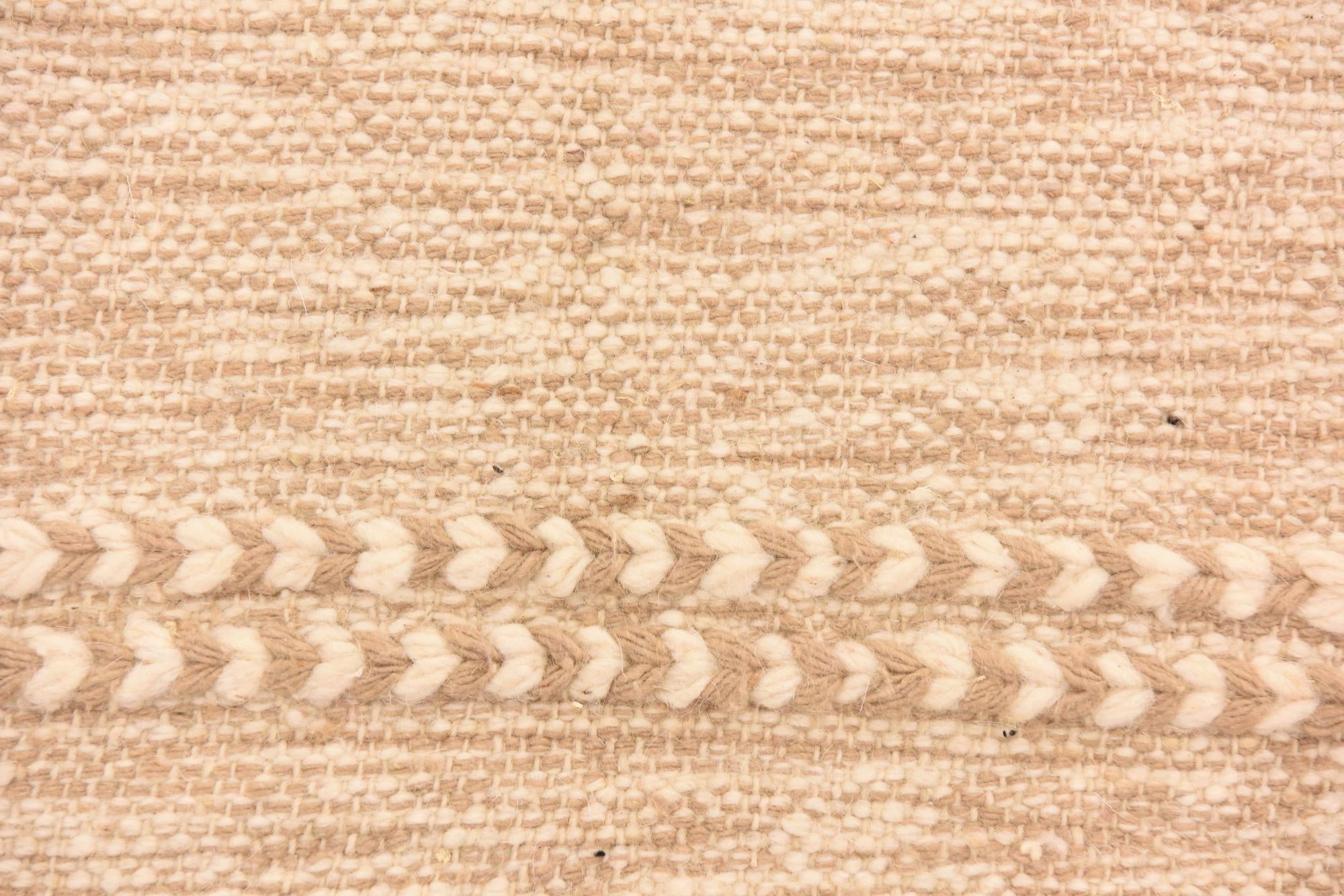 6' 8 x 9' 7 Hand Knotted Moroccan Wool Rug