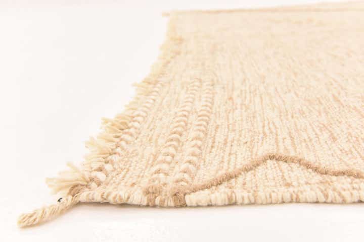 6' 8 x 9' 7 Hand Knotted Moroccan Wool Rug
