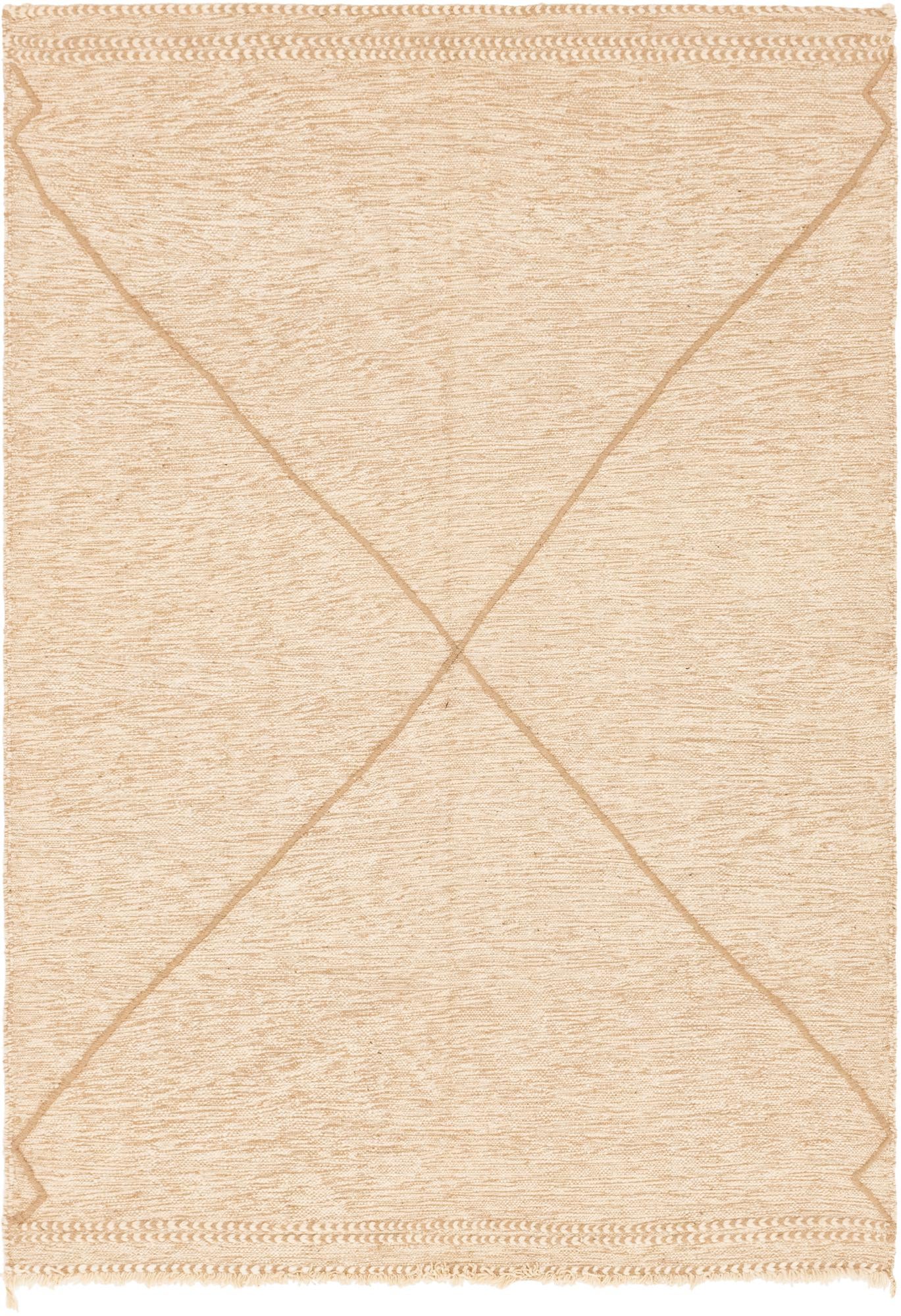 6' 8 x 9' 7 Hand Knotted Moroccan Wool Rug