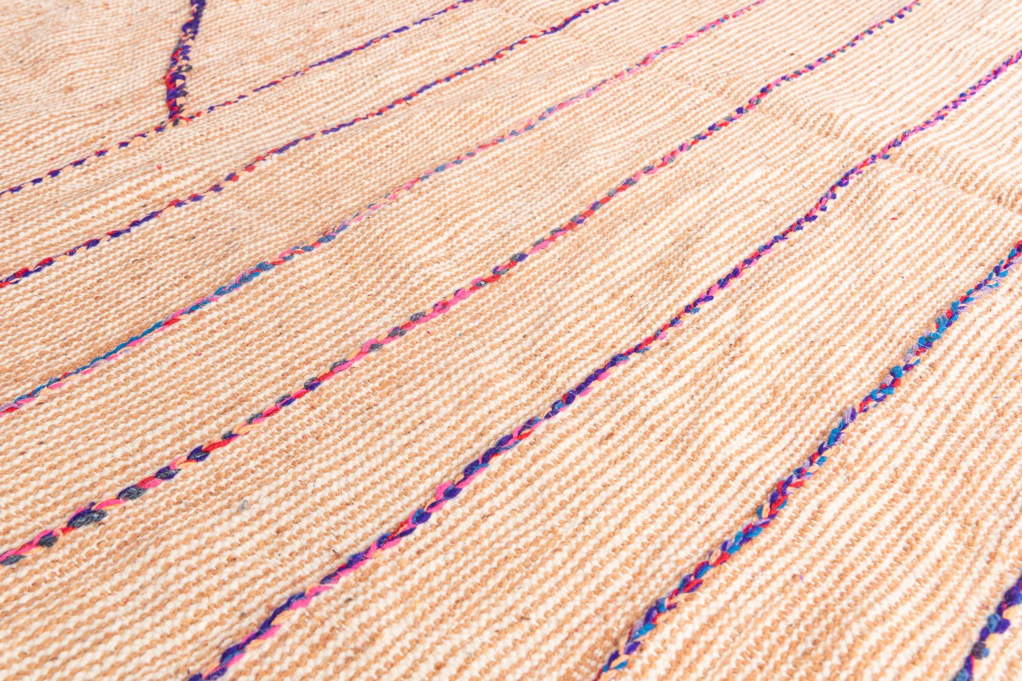 6' 3 x 9' 6 Hand Knotted Moroccan Wool Rug