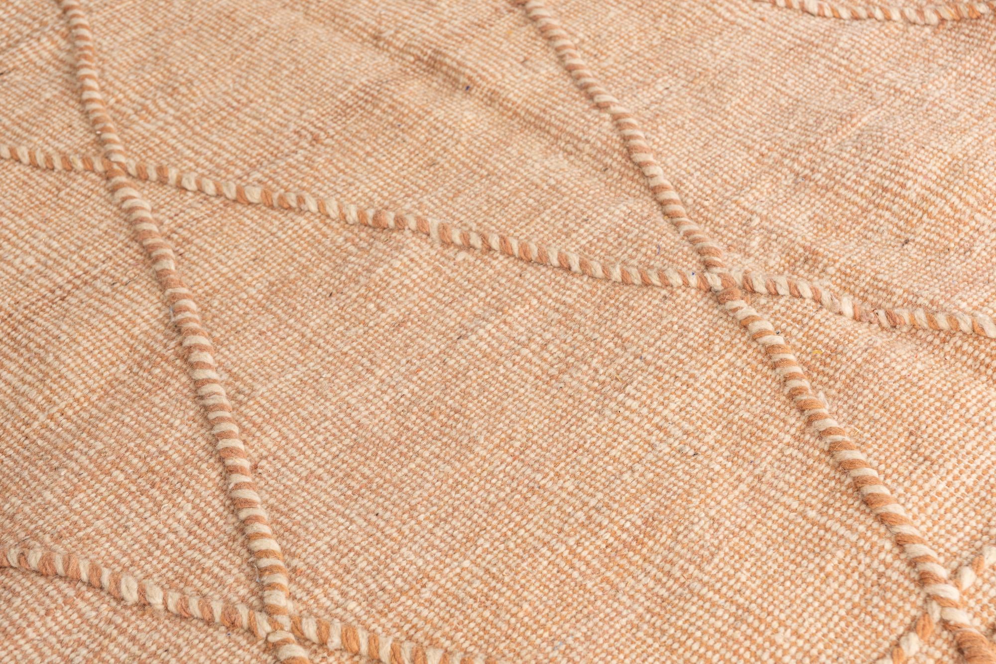 6' 5 x 10' Hand Knotted Moroccan Wool Rug