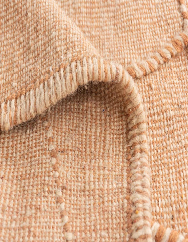 Detail image of 6' 5 x 10'  Hand Knotted Moroccan Wool Rug