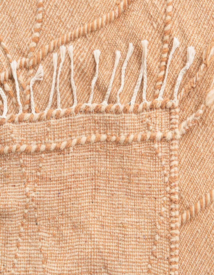 Detail image of 6' 5 x 10'  Hand Knotted Moroccan Wool Rug