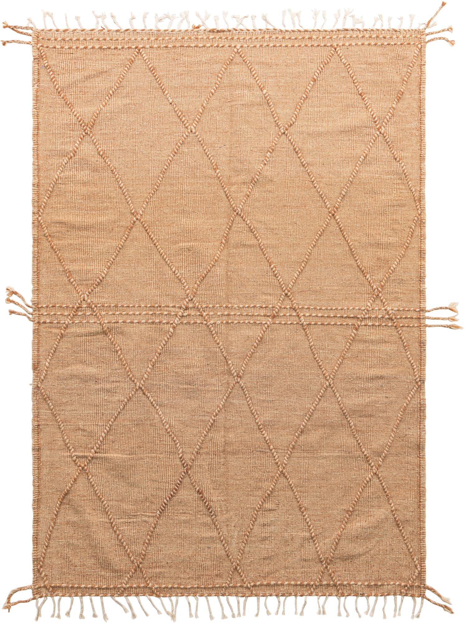 6' 5 x 10' Hand Knotted Moroccan Wool Rug