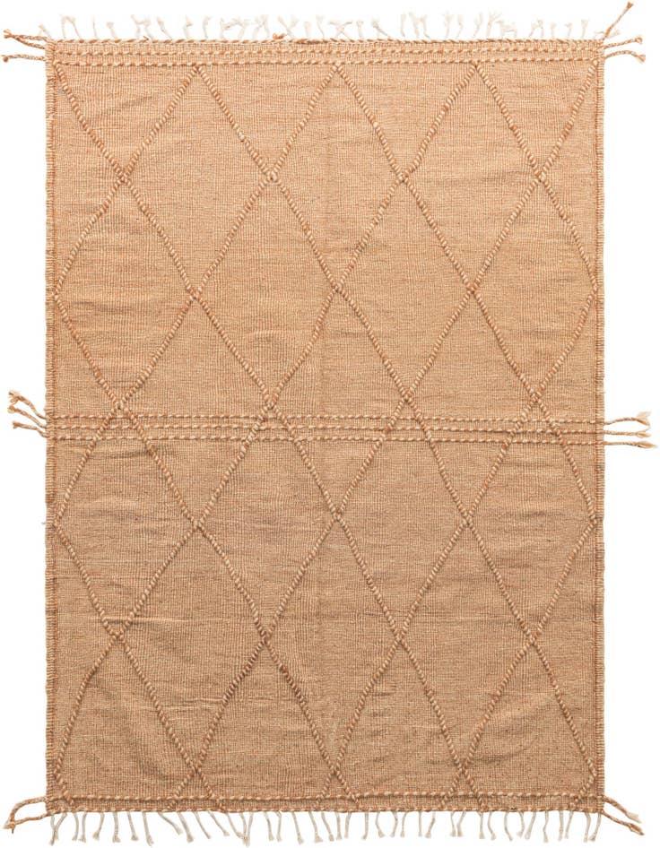 Detail image of 6' 5 x 10' Hand Knotted Moroccan Wool Rug