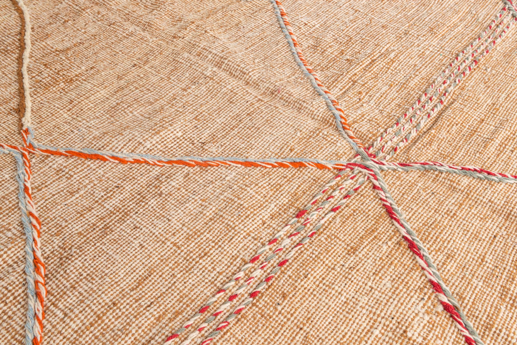 6' 5 x 9' 9 Hand Knotted Moroccan Wool Rug