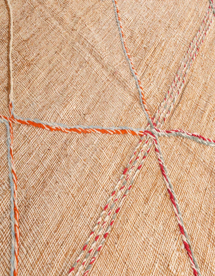 Detail image of 6' 5 x 9' 9  Hand Knotted Moroccan Wool Rug