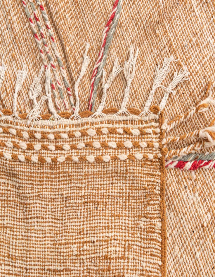 Detail image of 6' 5 x 9' 9  Hand Knotted Moroccan Wool Rug