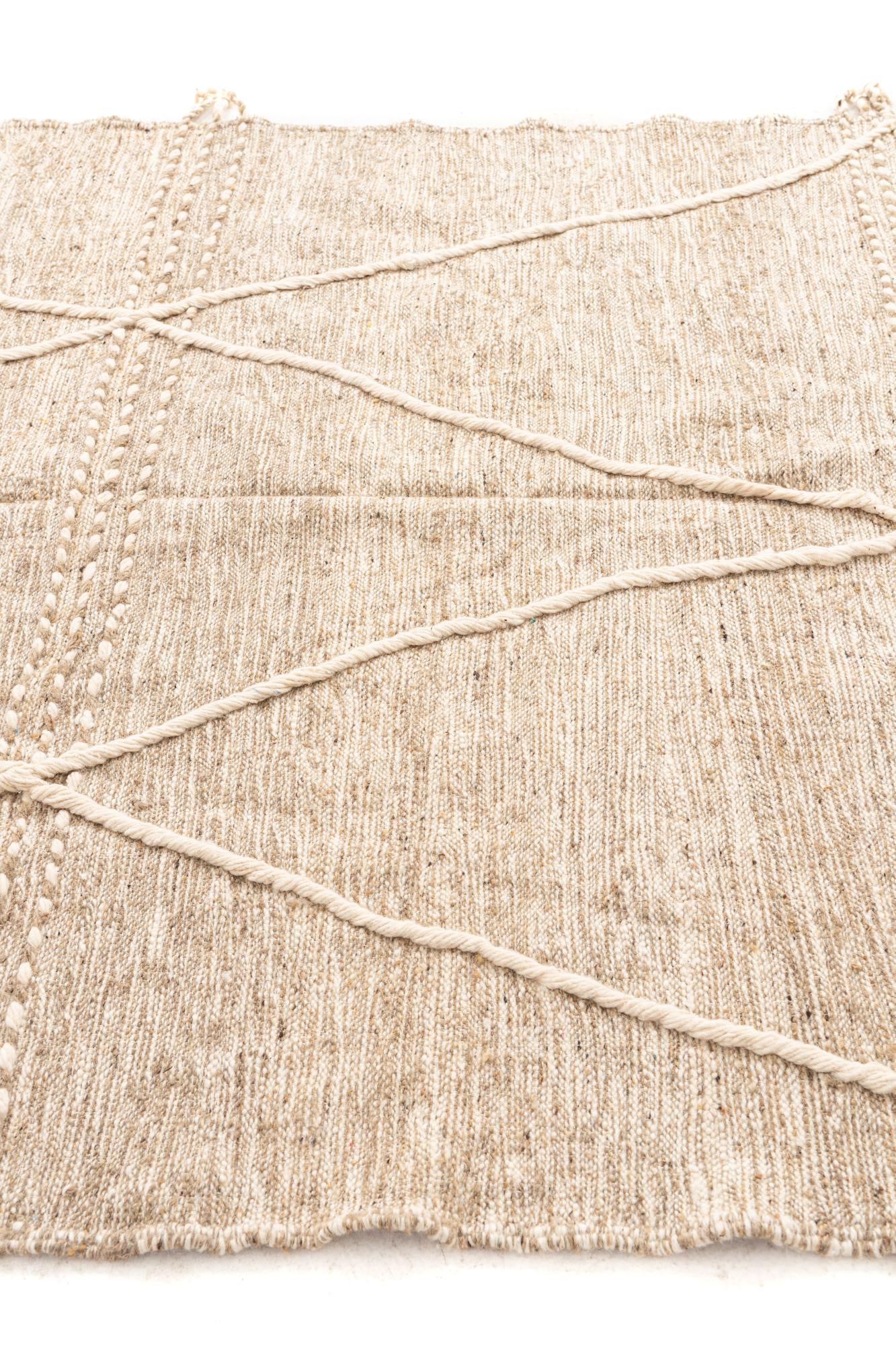 6' 4 x 9' 10 Hand Knotted Moroccan Wool Rug