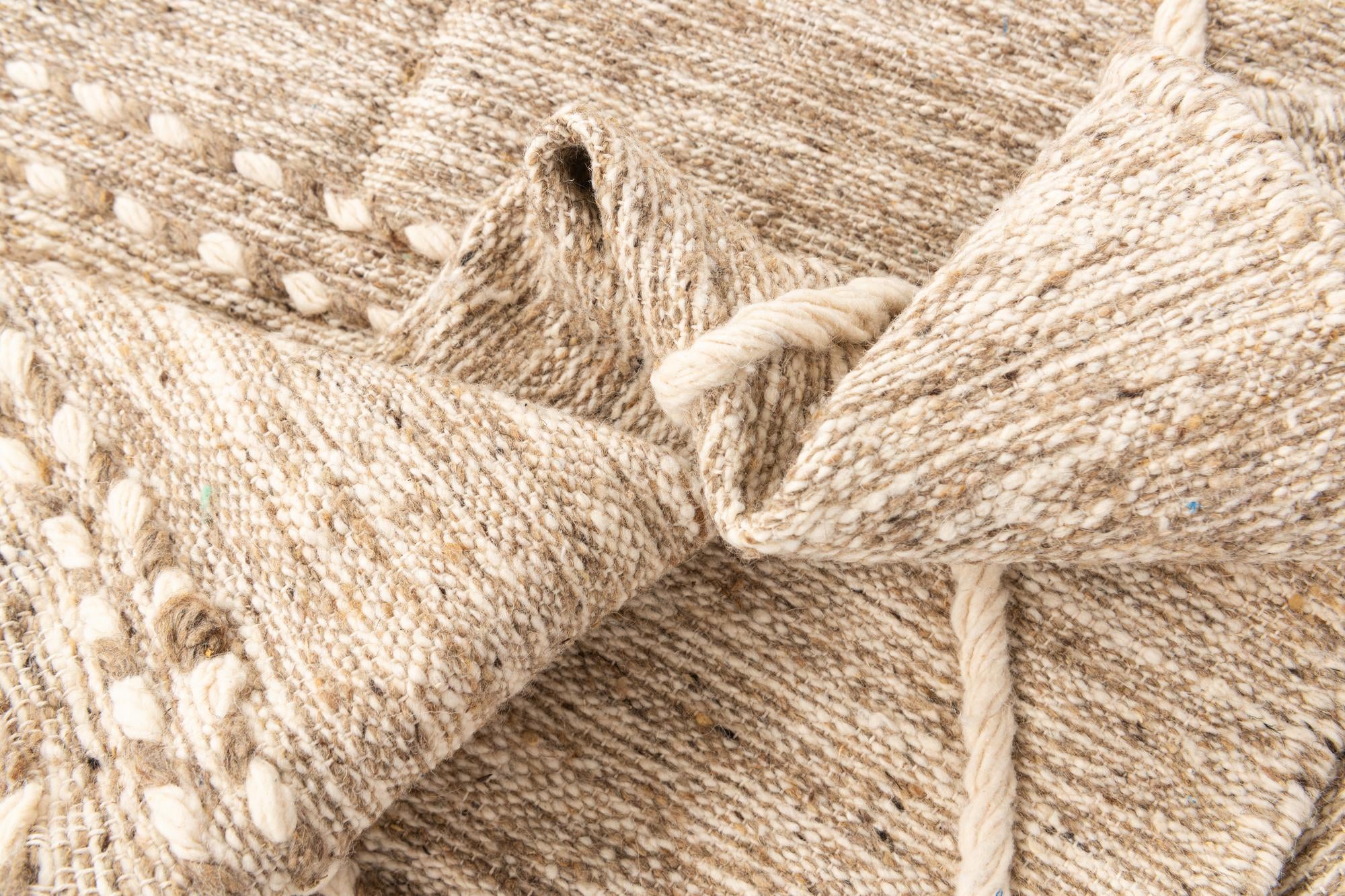 6' 4 x 9' 10 Hand Knotted Moroccan Wool Rug