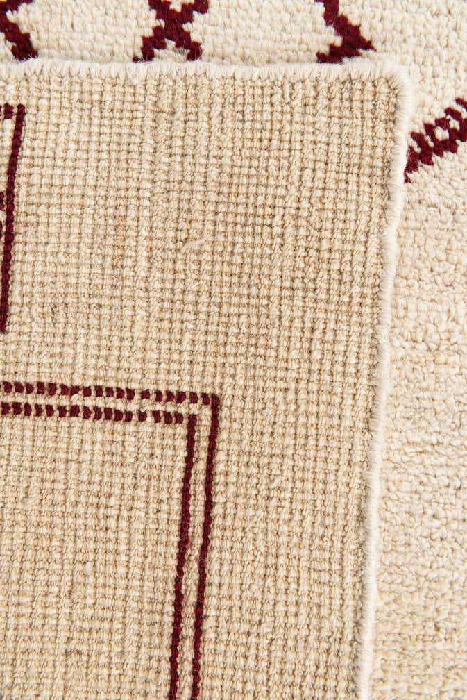 6' 4 x 10' 2 Hand Knotted Moroccan Wool Rug