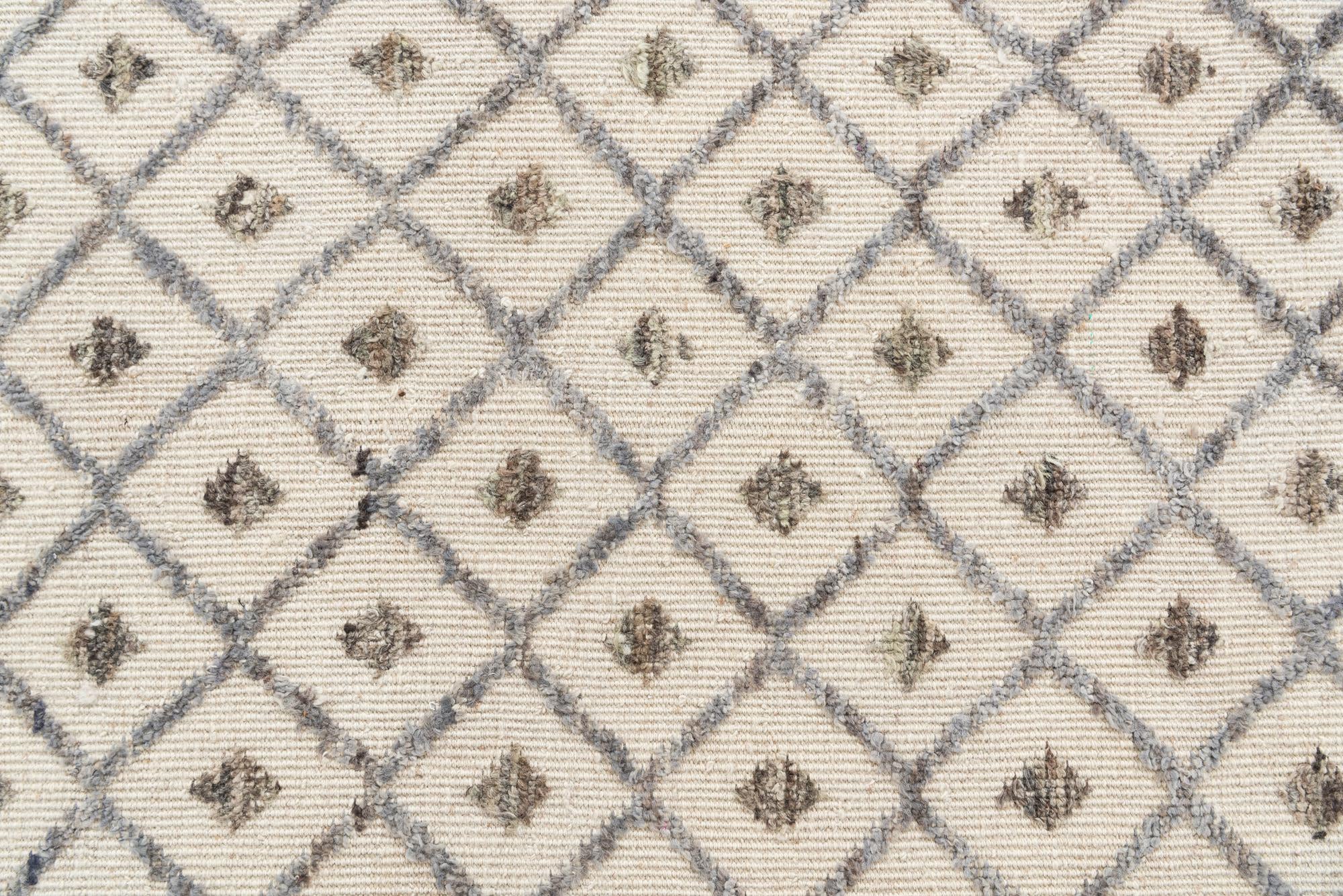 8' x 10' 8 Hand Knotted Moroccan Wool Rug
