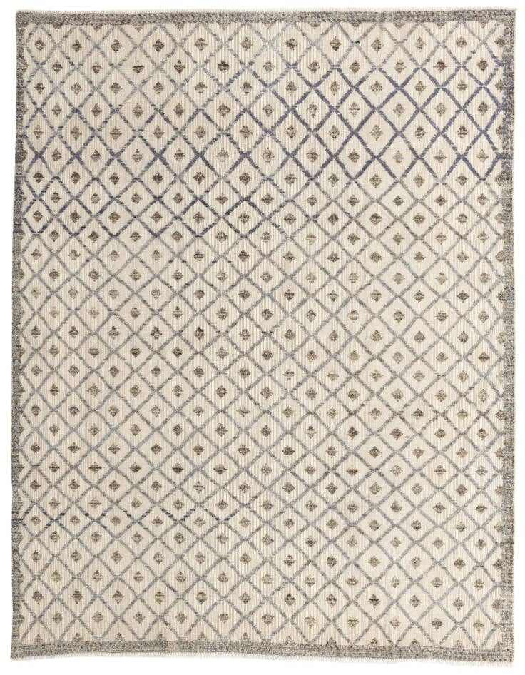 Detail image of 8' x 10' 8 Hand Knotted Moroccan Wool Rug