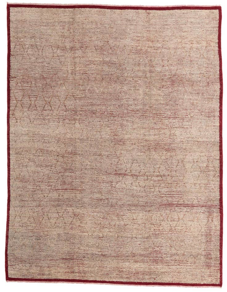 Detail image of 8' 4 x 10' 4 Hand Knotted Moroccan Wool Rug