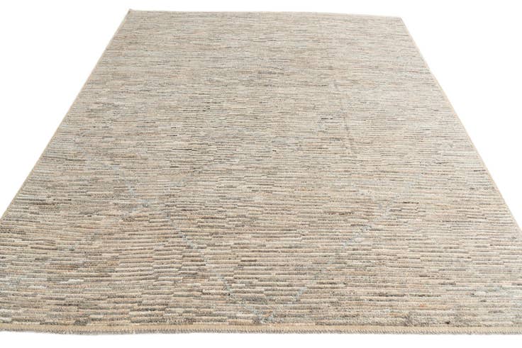 Detail image of 8' x 10' 2 Hand Knotted Moroccan Wool Rug