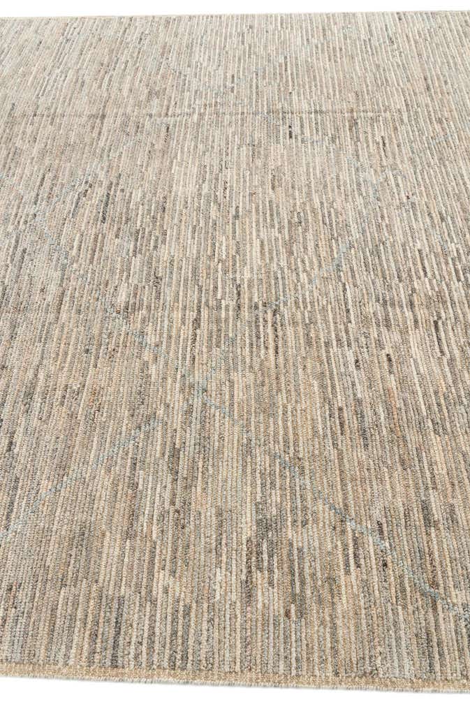 8' x 10' 2 Hand Knotted Moroccan Wool Rug