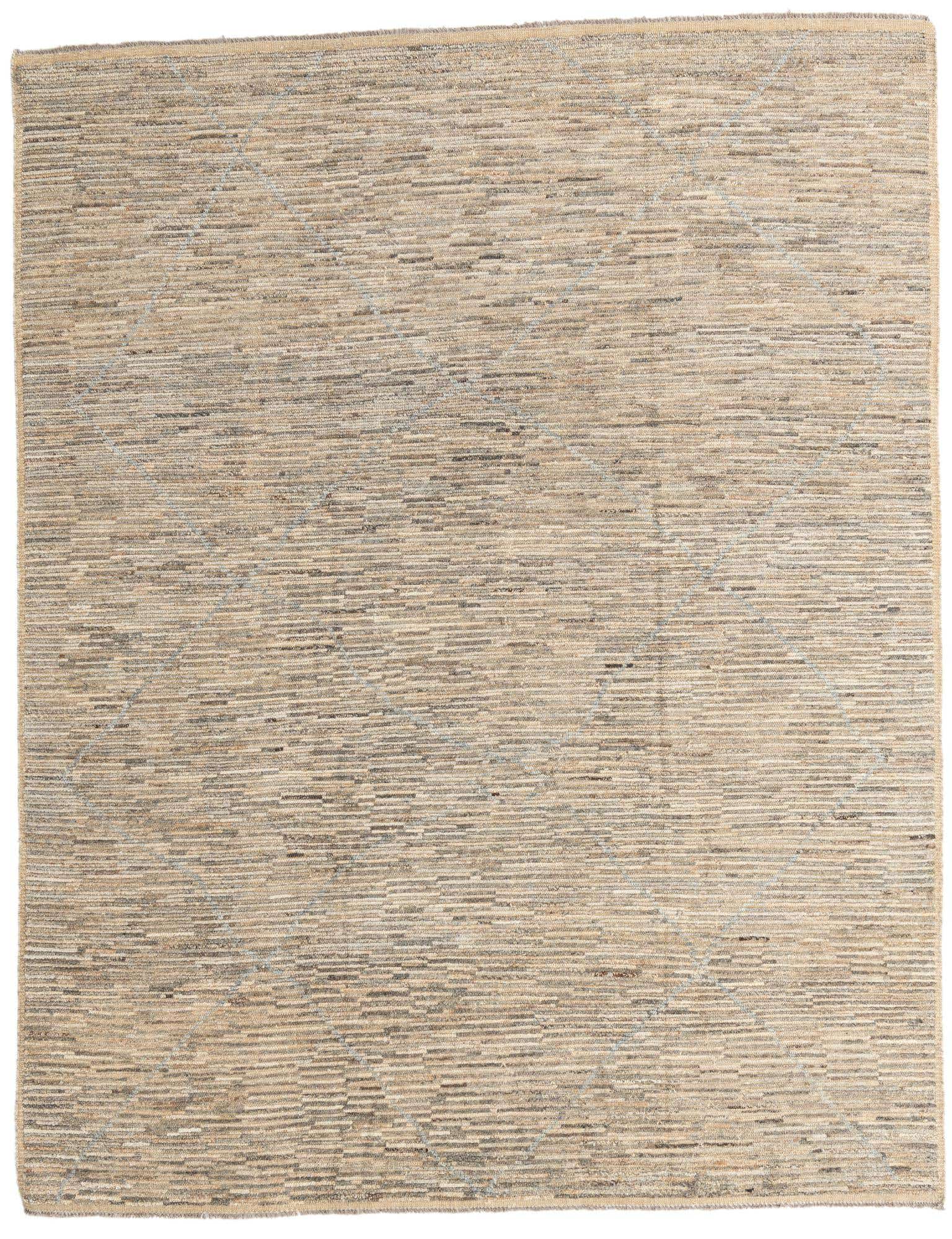 8' x 10' 2 Hand Knotted Moroccan Wool Rug