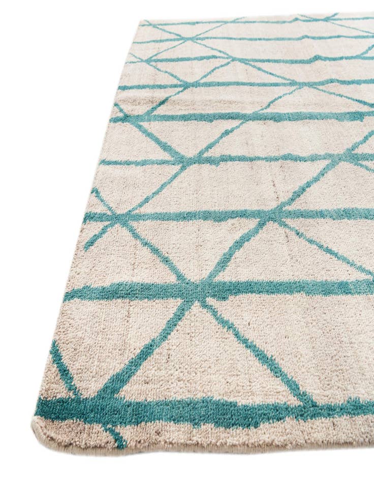 Detail image of 5' 7 x 7' 9  Hand Knotted Moroccan Wool Rug