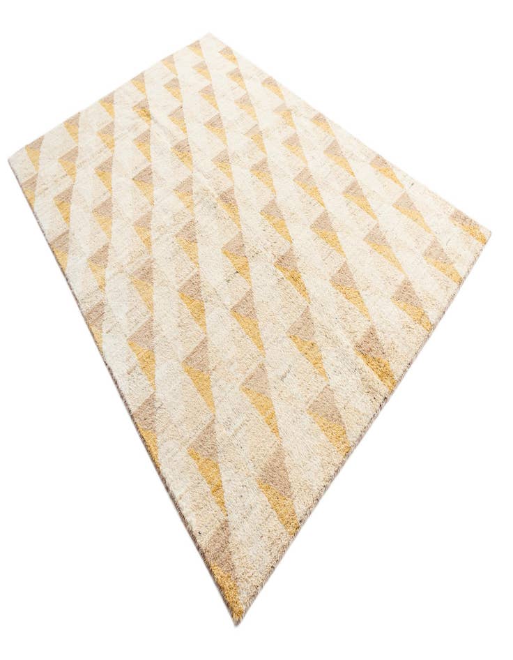 Detail image of 5' 7 x 8' 4  Hand Knotted Moroccan Wool Rug