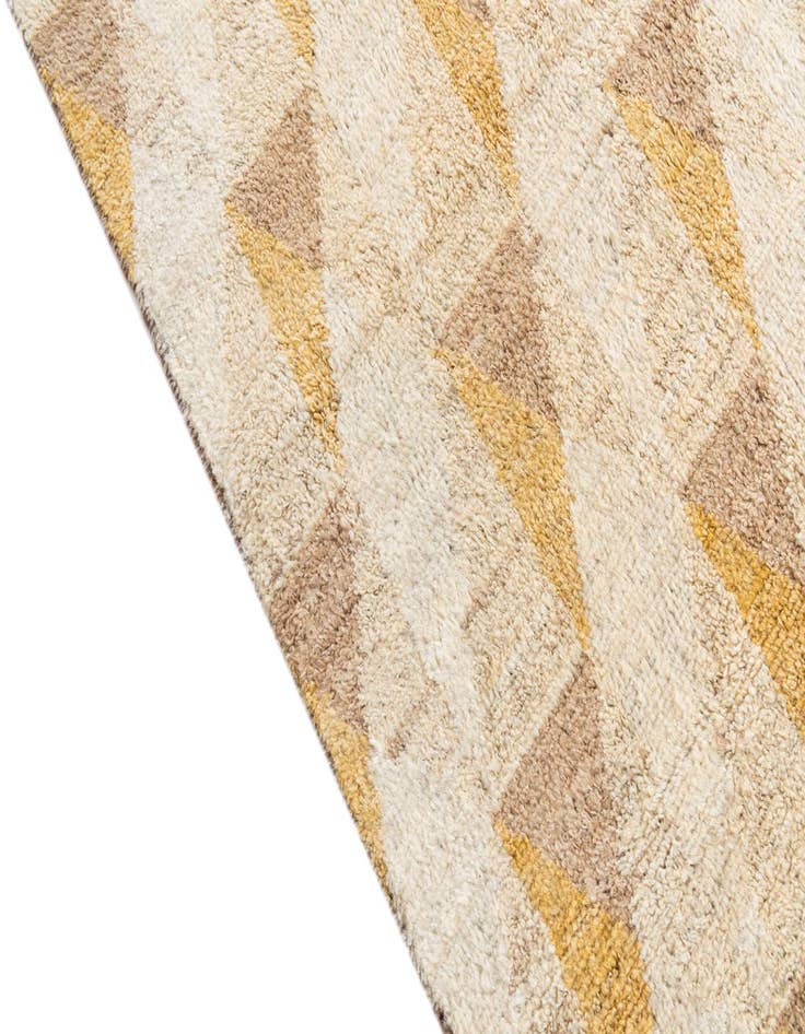 Detail image of 5' 7 x 8' 4  Hand Knotted Moroccan Wool Rug