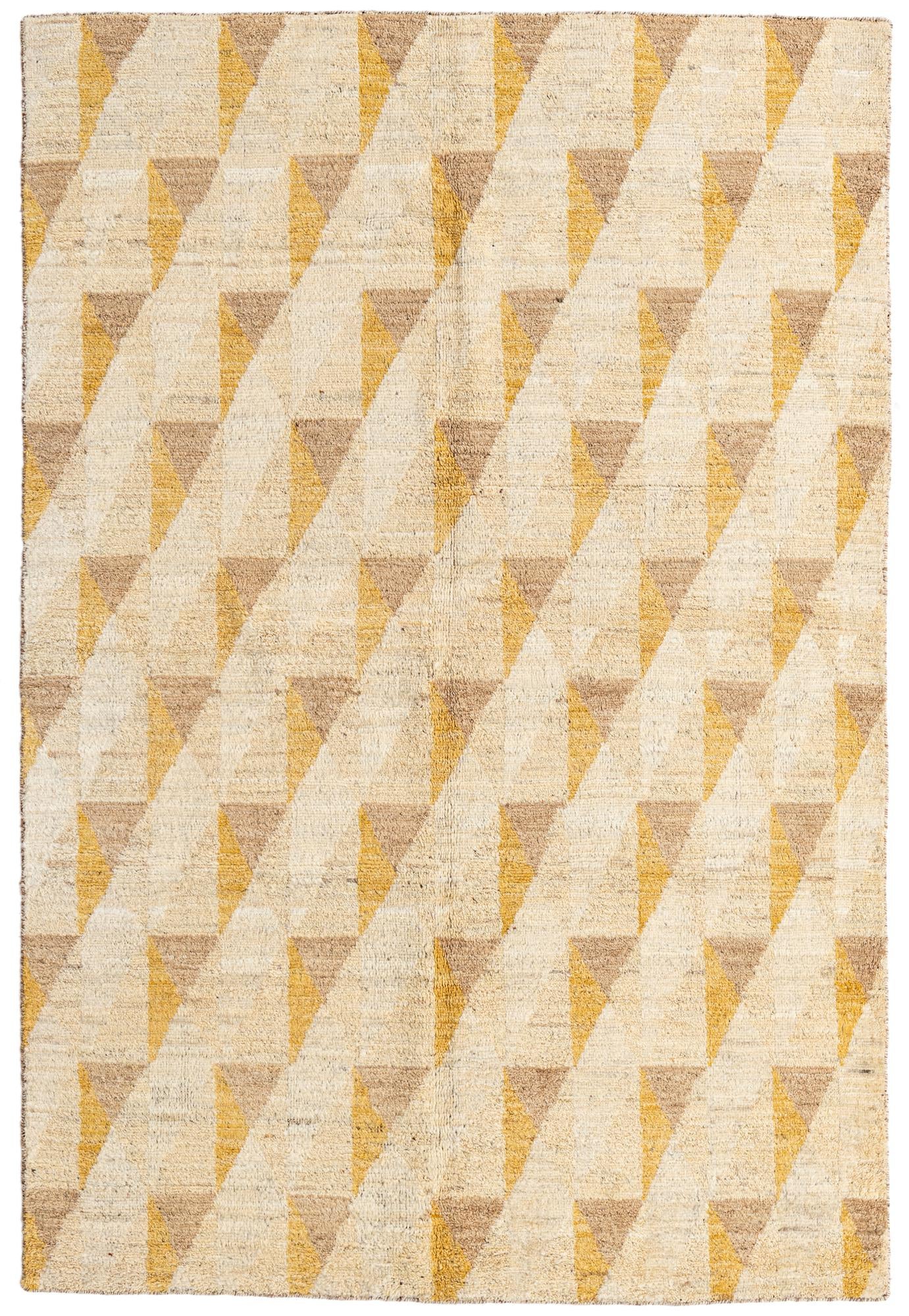 5' 7 x 8' 4 Hand Knotted Moroccan Wool Rug