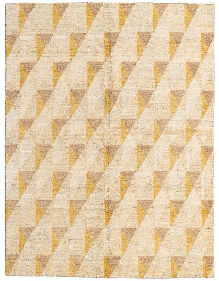 Detail image of 5' 7 x 8' 4  Hand Knotted Moroccan Wool Rug