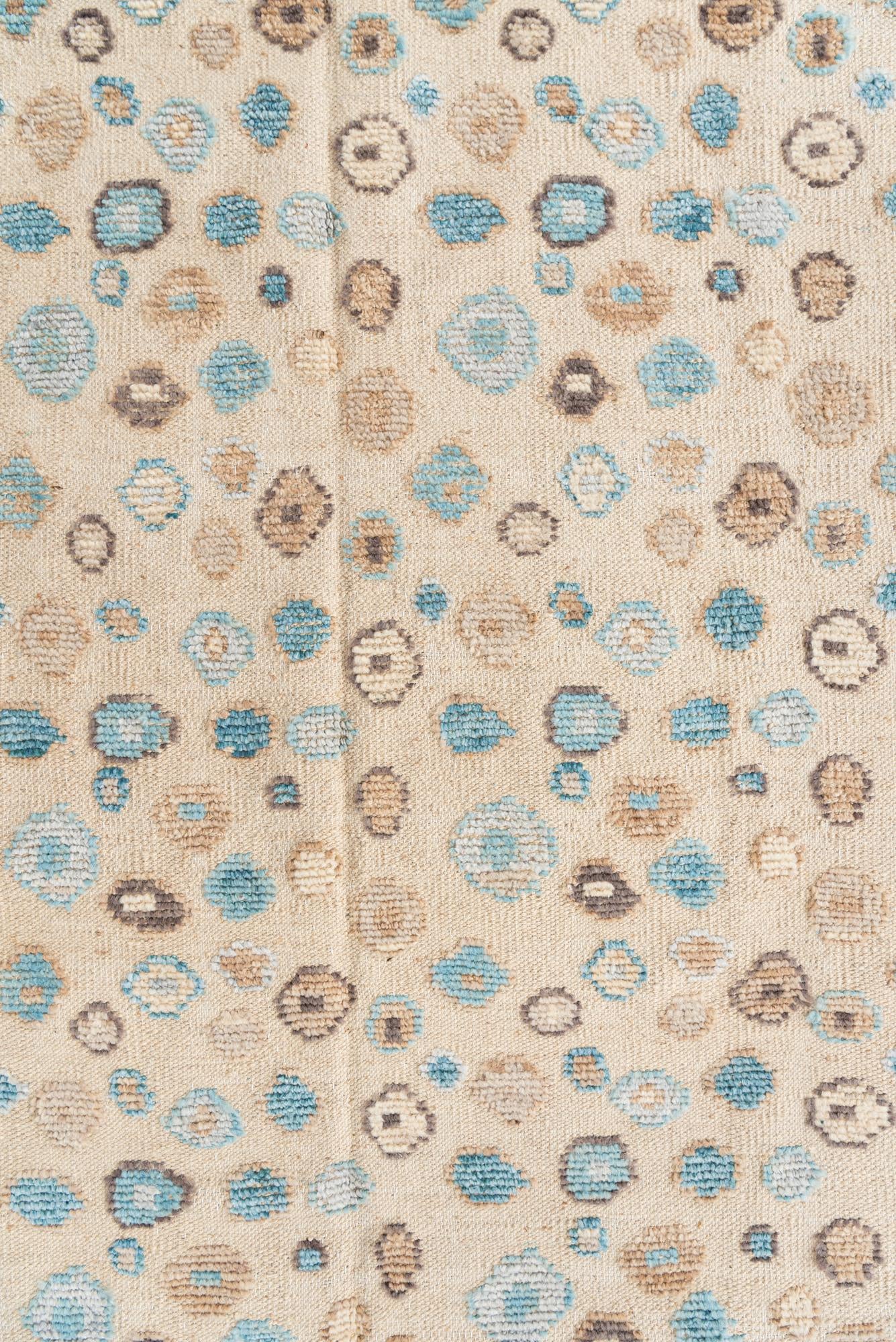 8' 1 x 10' 4 Hand Knotted Moroccan Wool Rug