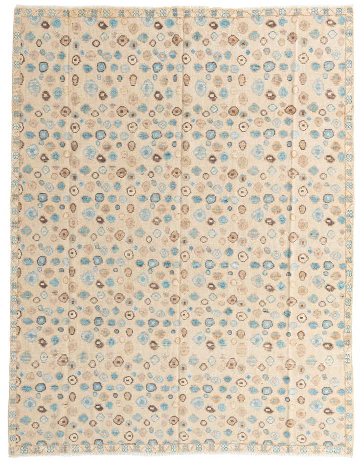 Detail image of 8' 1 x 10' 4 Hand Knotted Moroccan Wool Rug