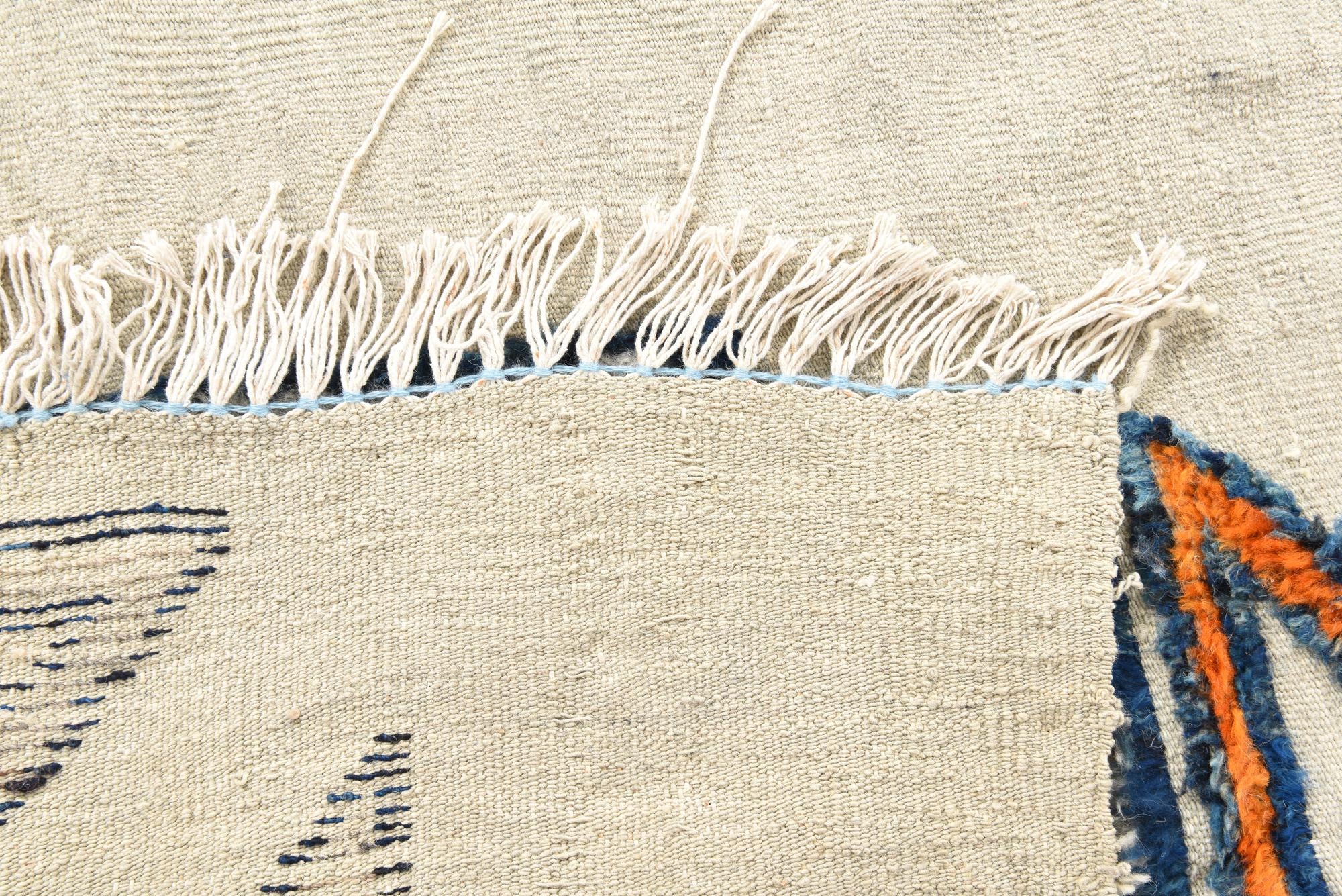 8' 3 x 11' Hand Knotted Moroccan Wool Rug